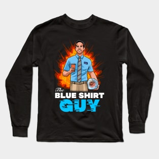 Blue Shirt Guy Long Sleeve T-Shirt